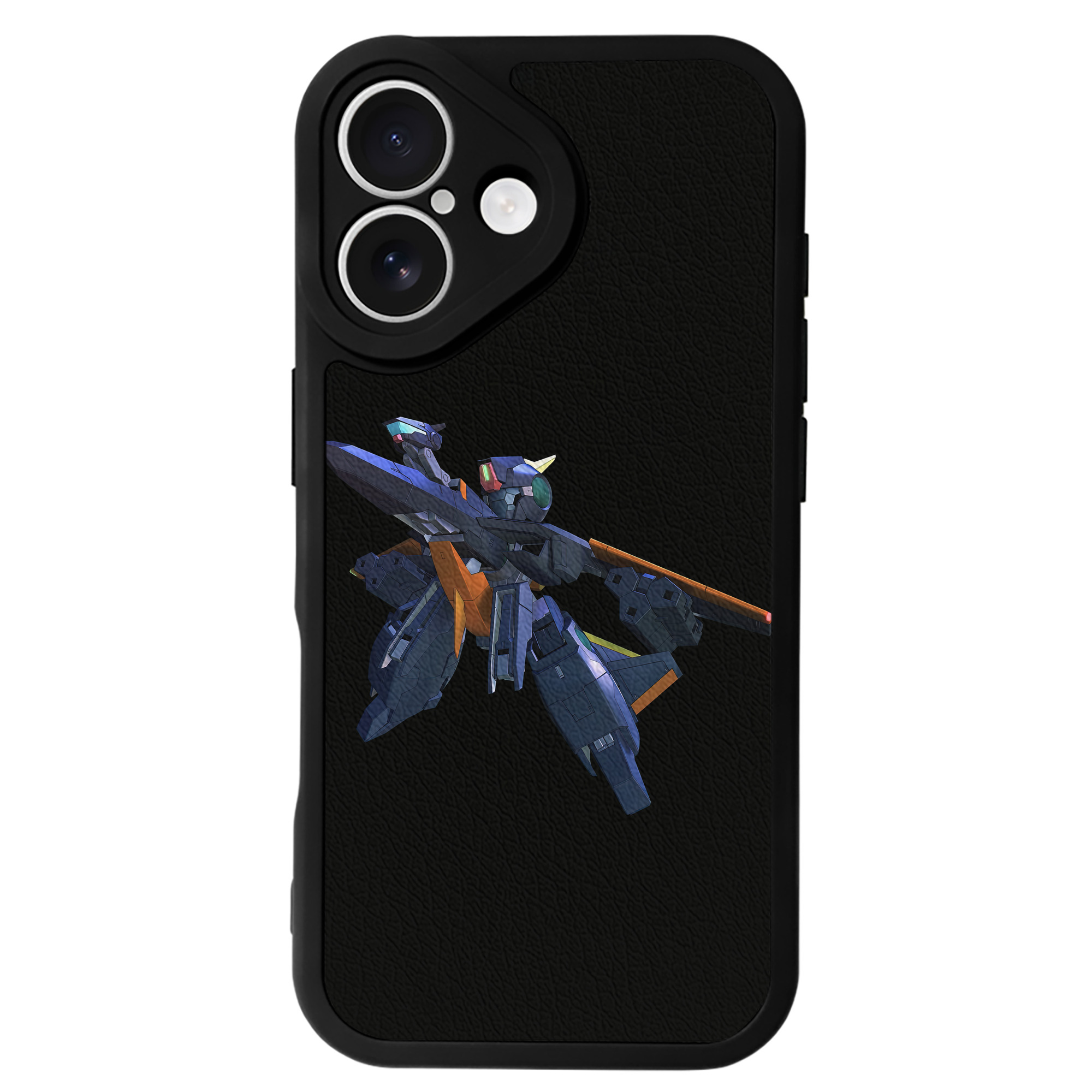 （画像用） 機動戦士ガンダム Mobile Suit Gundam 【iPhone 16シリーズ対応】シリコンスマホケース（レザー調） 材質：シリコン